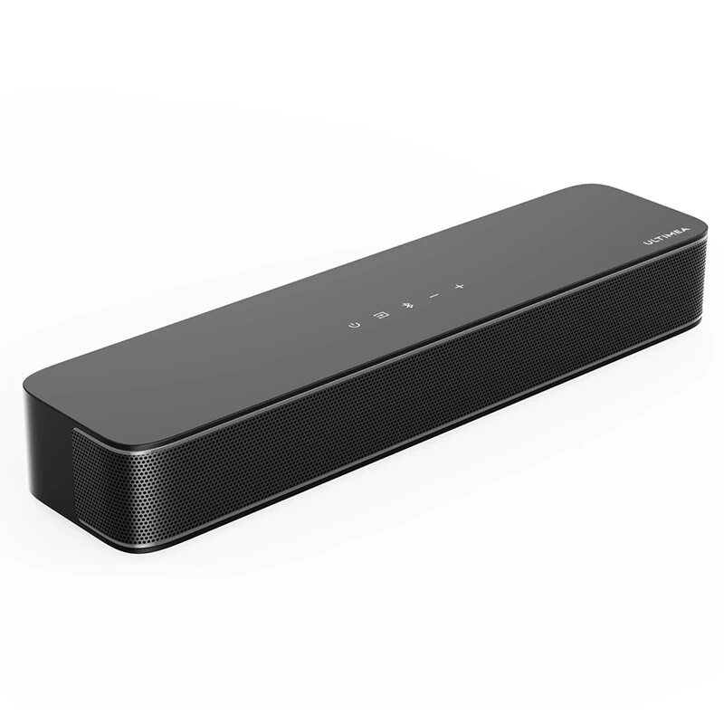 ULTIMEA Solo B30 Soundbar 120W 2.1 Channel bluetooth Soundbar with Built-in 3-inch Subwoofer BassMX Technology 121 Preset EQ Matrices Home Speaker Subwoofer with Remote Control