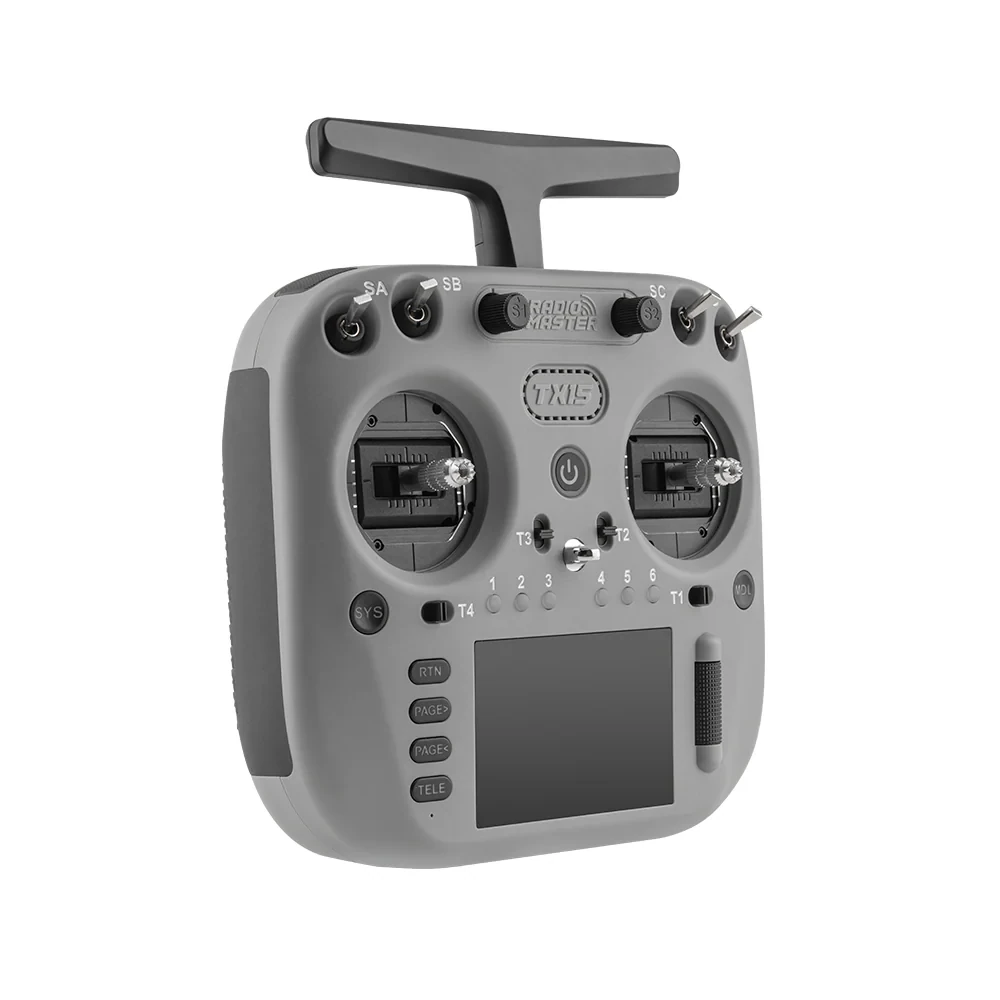 Radiomaster TX15 Built-in 2.4GHz/900MHz ELRS 16CH Radio Controller with V5.0 Hall Gimbals 3.5-Inch High-Visibility Color Touchscreen for FPV Racer Drones