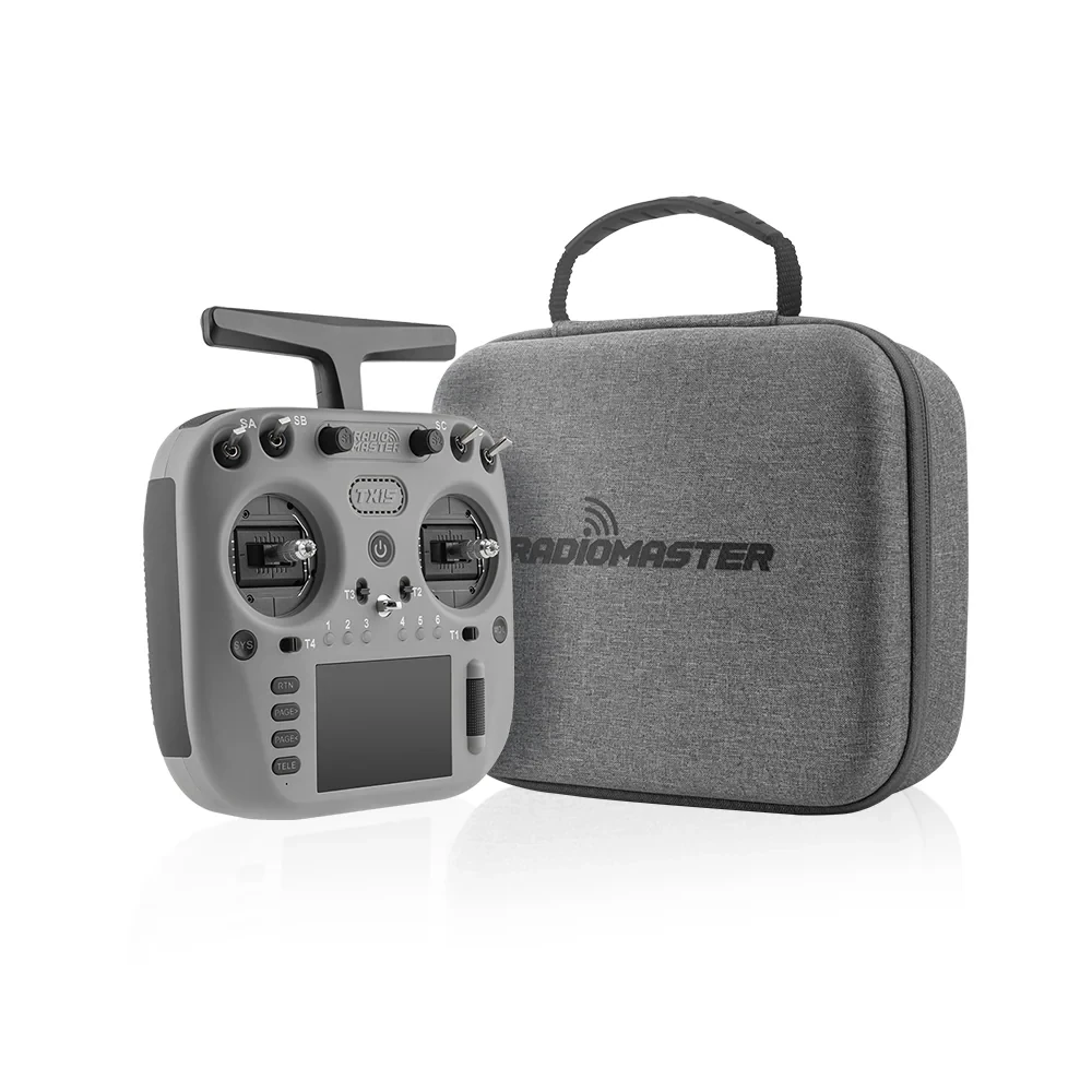 Radiomaster TX15 Built-in 2.4GHz/900MHz ELRS 16CH Radio Controller with V5.0 Hall Gimbals 3.5-Inch High-Visibility Color Touchscreen for FPV Racer Drones
