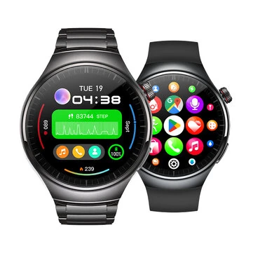 ZeblazeThor Ultra 4G 1.43 inch AMOLED 466*466 pixels HD Display Smart Watch 16GB Android OS Google Play Stainless Steel Wristband Version