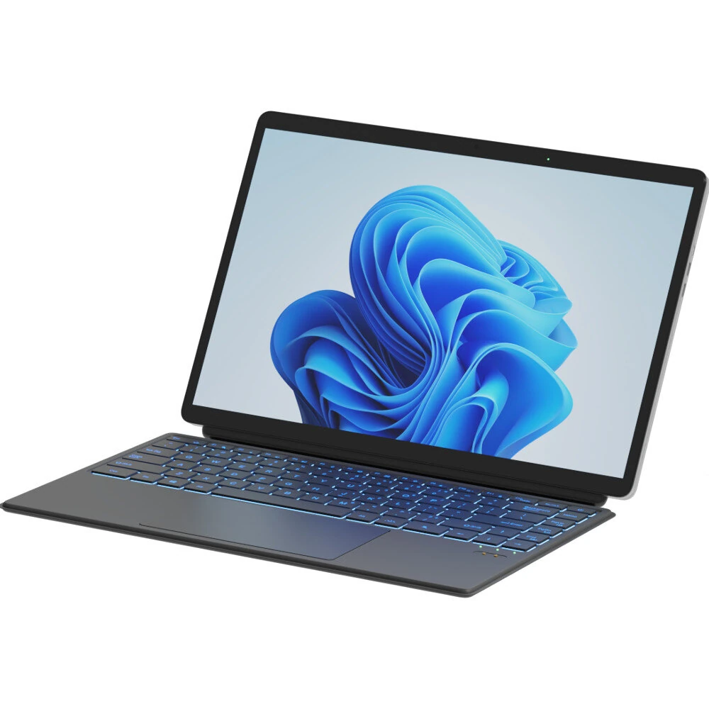 Ninkear T40 Intel N100 Quad Core 16GB RAM 512GB SSD 14 Inch Windows 11 2 In 1 Tablet With RGB Backlit Keyboard