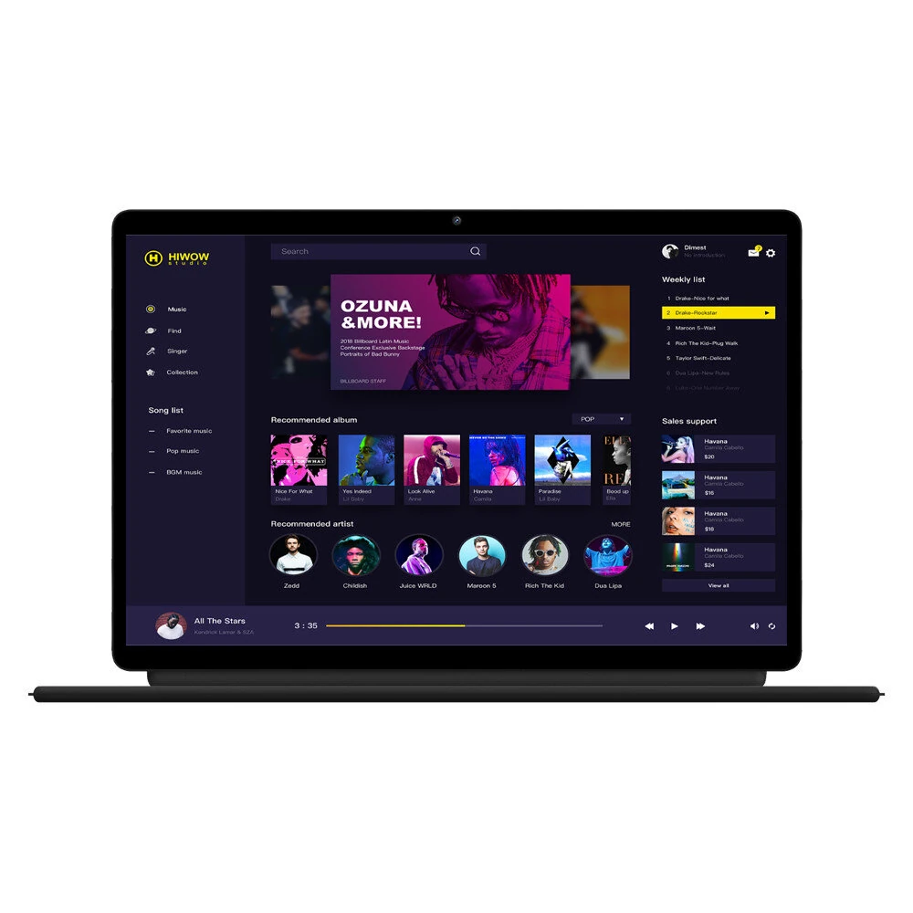 Ninkear T40 Intel N100 Quad Core 16GB RAM 512GB SSD 14 Inch Windows 11 2 In 1 Tablet With RGB Backlit Keyboard