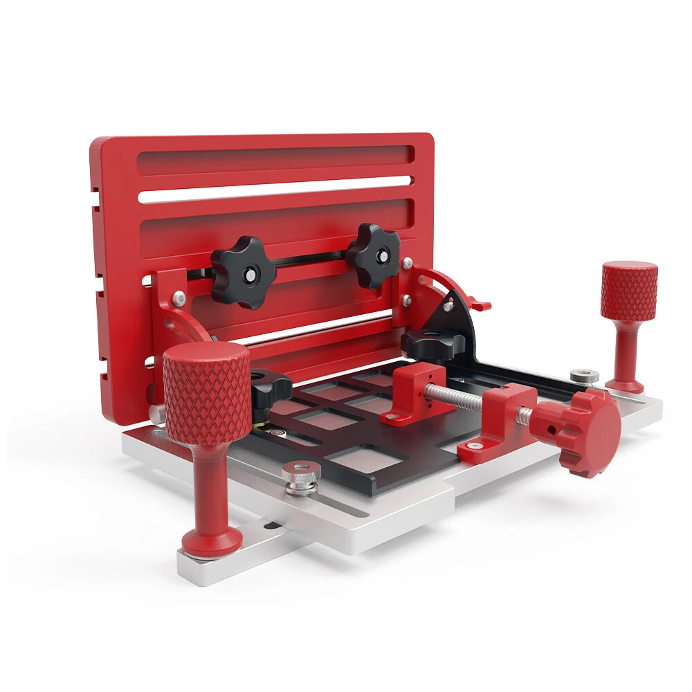 ENJOYWOOD Adjustable-Angle Precision Table Saw Router Table Joinery Sled Coping Sled for DIY Woodworking Projects