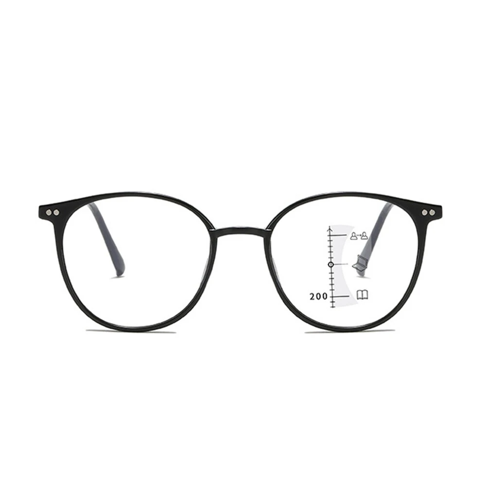 Progressive Multifocal Anti-blue Light Reading Glasses HD Lightweight Fashion Presbyopia Glasses