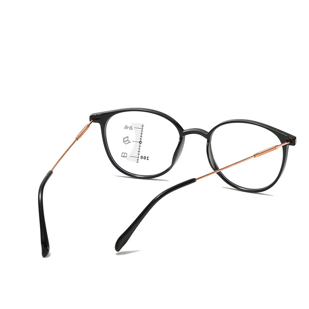 Progressive Multifocal Anti-blue Light Reading Glasses HD Lightweight Fashion Presbyopia Glasses
