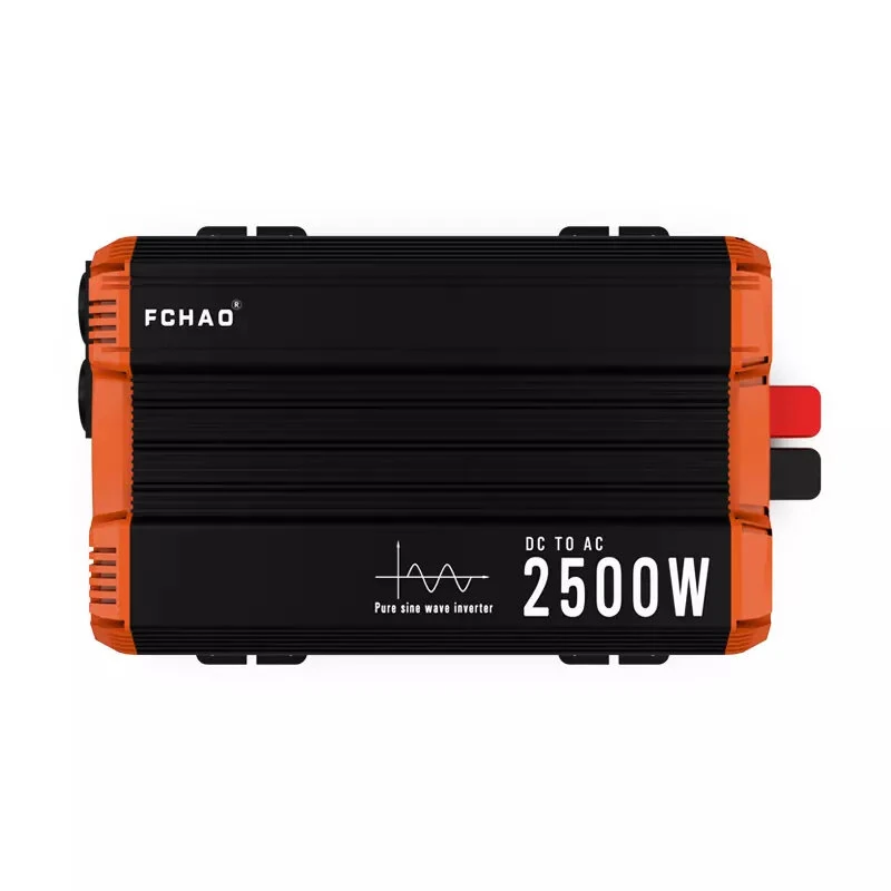 [EU Direct] FCHAO 2500W(Peak Power 5000W) Inverter DC 12V/24V/48V To AC 220V 230V Solar Power Invertor With LCD Display Remote Control For RV,KSC-2500W