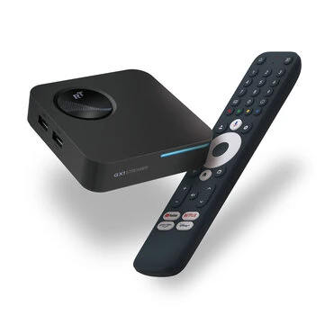 RockTek GX1 UHD Google TV 12 TV Box Netflix Google Certified 4GB 32G Realtek1325 Support Dolby Atmos 2T2R Wifi6 BT5.2 Android Set Top Box