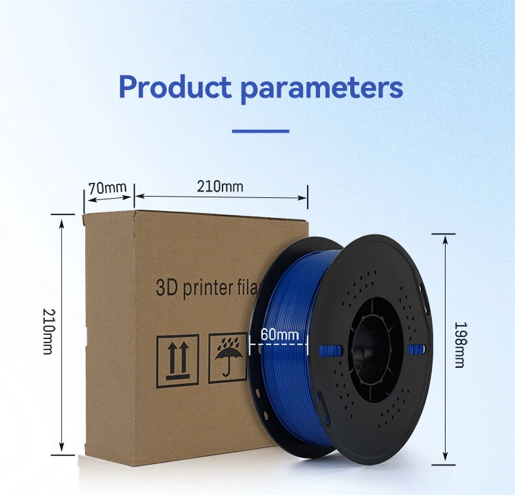 KINGROON PETG 3D Printer Filament 1.75mm 5kg Red/Dark Blue/Green/Orange/Yellow High Strength Easy to Print Eco-Friendly No Bubbles Smooth Printing High Precision