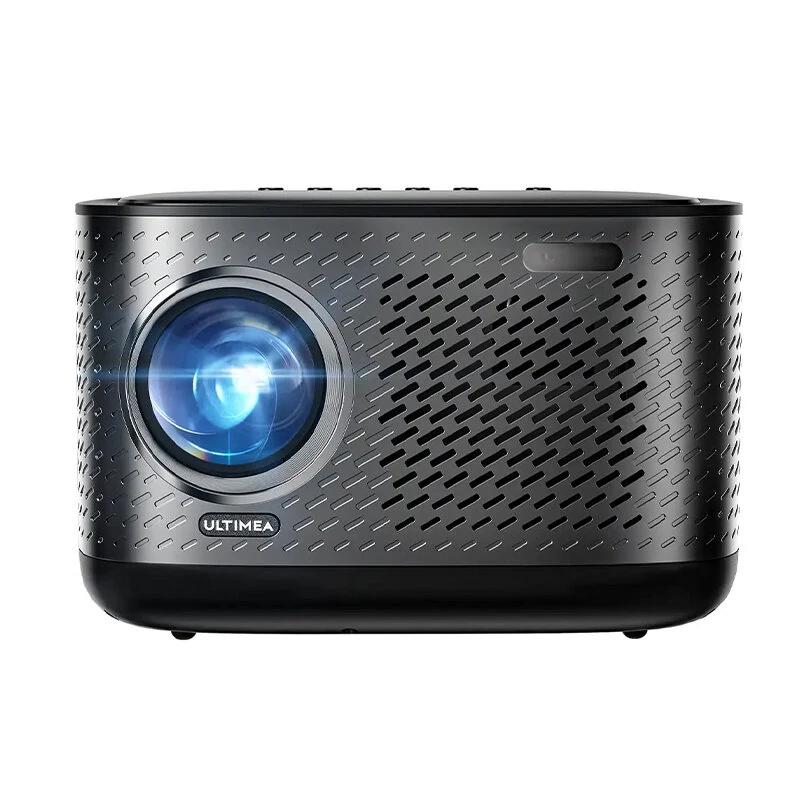 Ultimea Apollo P50 Netflix-Certified LCD Projector 700 ANSI Lumens 4K HLG Portable Projector Dolby Audio WiFi6 bluetooth-Compatible HDR10 Home Theater Auto Algorithm Linux OS