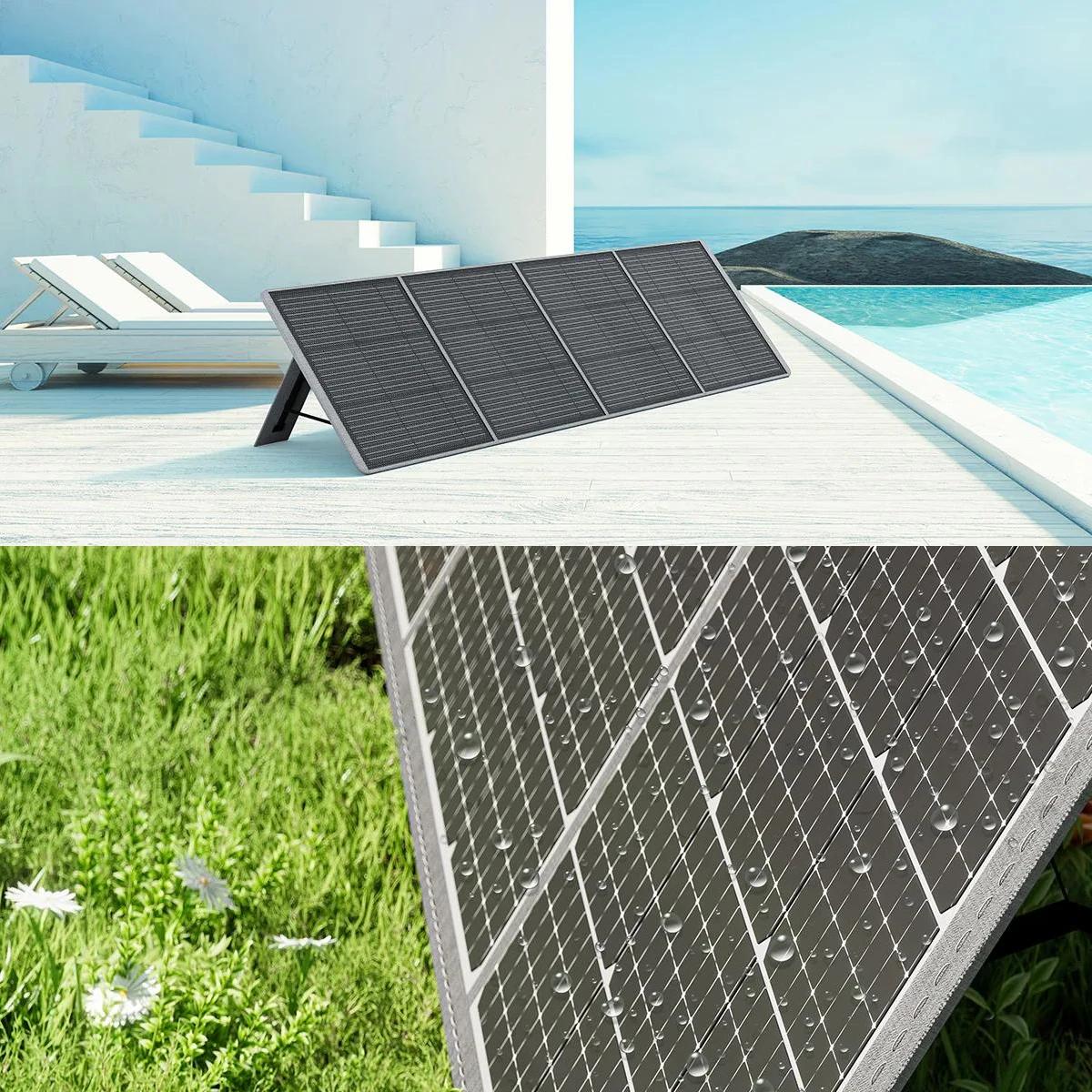 [EU Direct] Aferiy P210 2400W 2048Wh Portable Power Station Support APP +1* S200A1 200W Solar Panel, LiFePO4 Battery Deep Cycles UPS Pure Sine Wave Camping RV Home Emergency Portable Solar Generator Backup Power