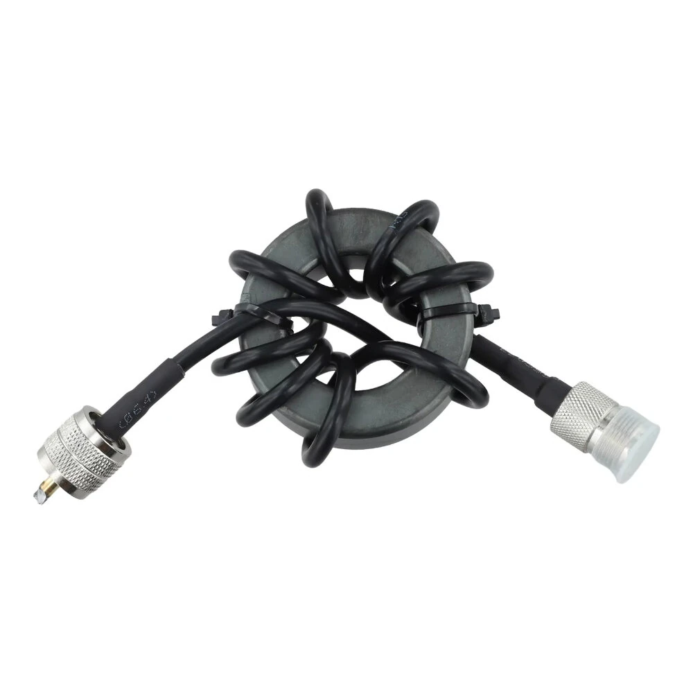 Shortwave Choke Coil Magnetic Ring EM-25 EM-43 HF Radio Accessory 200W 1000W Noise Suppression Electromagnetic Interference Reduction