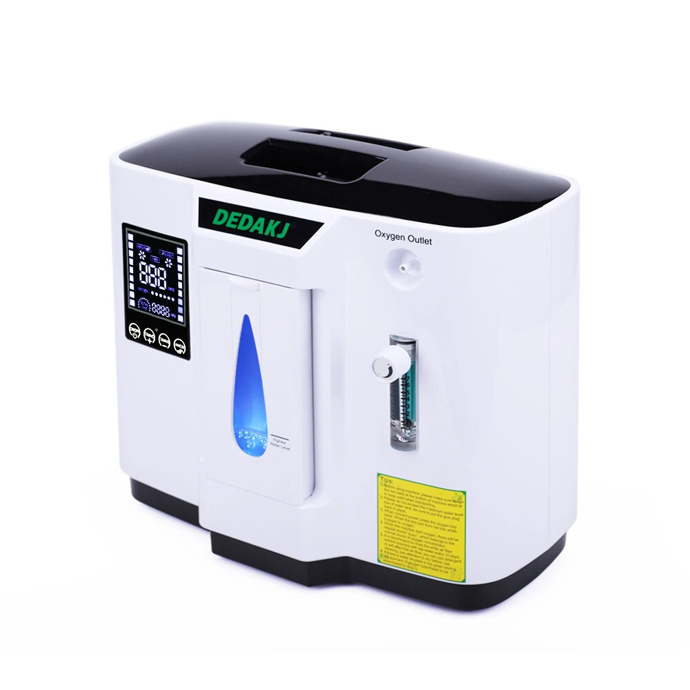 [EU Direct] DEDAKJ 1-7L Adjustable Home Oxygen Concentrator DDT-1A 1b Oxygen Generator Portable Oxygen Machine without Nebulizer Function