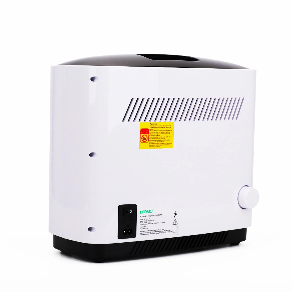 [EU Direct] DEDAKJ 1-7L Adjustable Home Oxygen Concentrator DDT-1A 1b Oxygen Generator Portable Oxygen Machine without Nebulizer Function