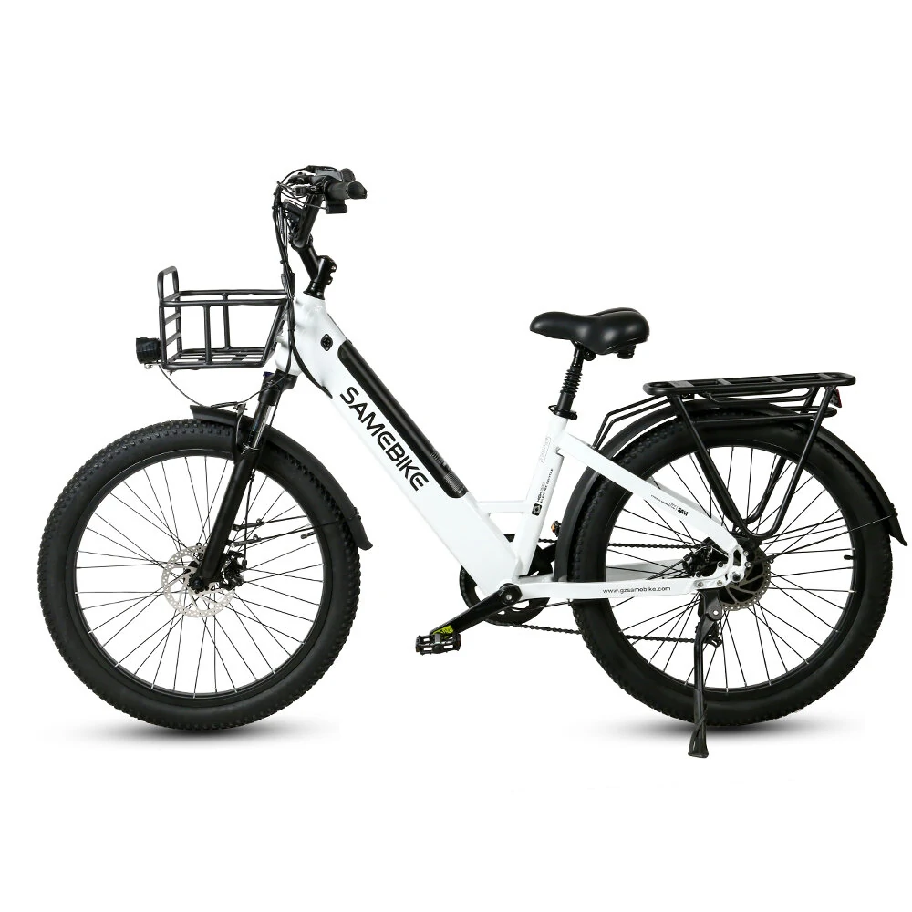 [EU Direct] SAMEBIKE RS-A01 PLUS Electric Bike 14Ah 48V 750W Peak Power 26 Inches Electric Bike Smart Bike 40-80km Mileage Max Load 100-150kg With EU Plug Dual Dics Brake