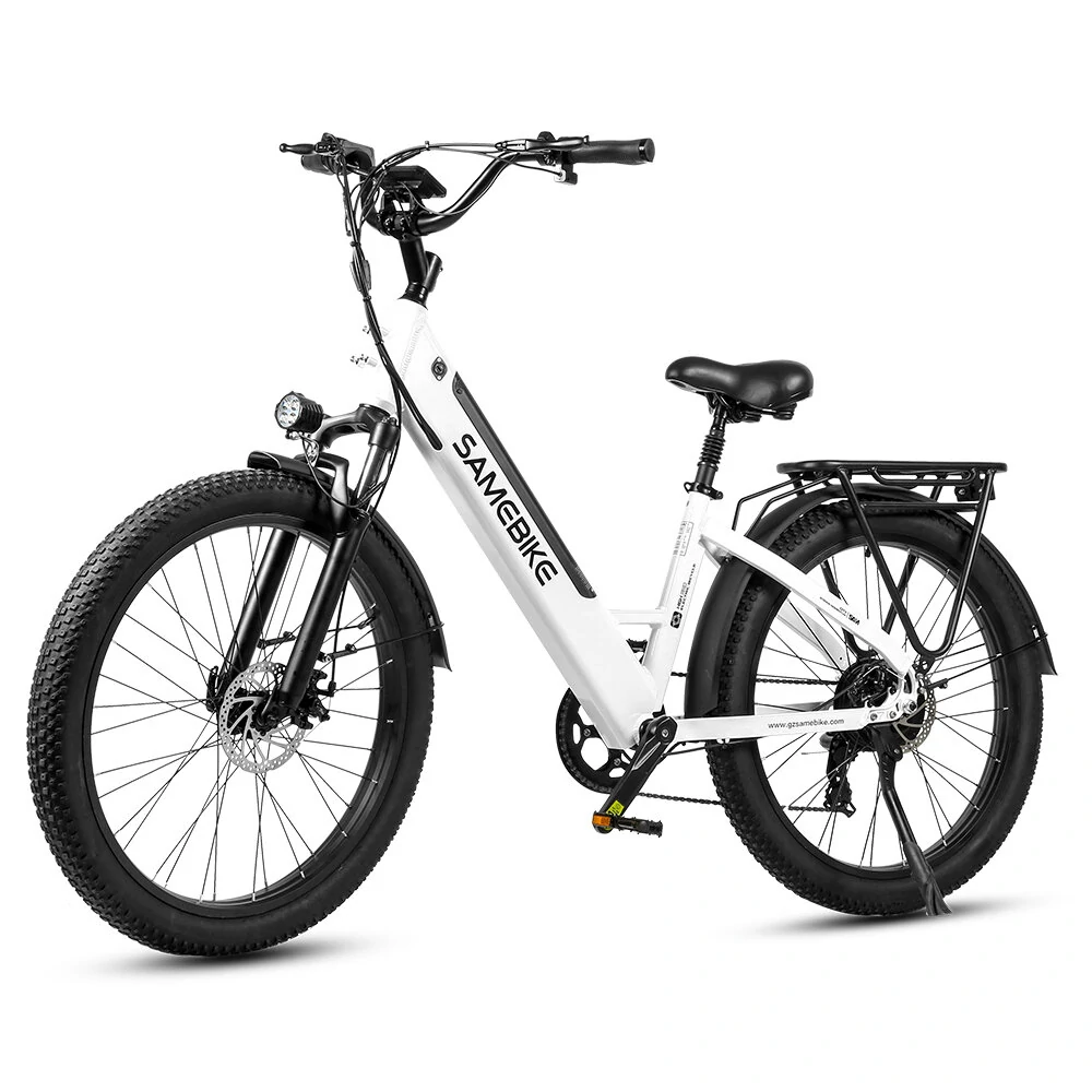 [EU Direct] SAMEBIKE RS-A01 PLUS Electric Bike 14Ah 48V 750W Peak Power 26 Inches Electric Bike Smart Bike 40-80km Mileage Max Load 100-150kg With EU Plug Dual Dics Brake