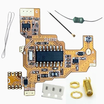 SI4732 Chip and Crystal Oscillator Component Modification Module for Quansheng UVK5/K6 PLUS FPC Version