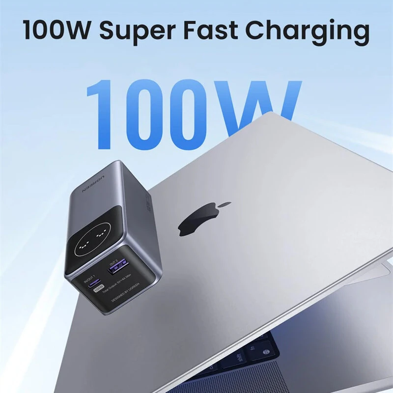 UGreen Nexode PB722 200W 25000mAh Digital Display Power Bank External Battery Power Supply with 1 Input & 3 Outputs Fast Charging for iPhone 15 14 13 Pro for Samsung Galaxy Z Fold6 for Huawei Pura 70 Ultra