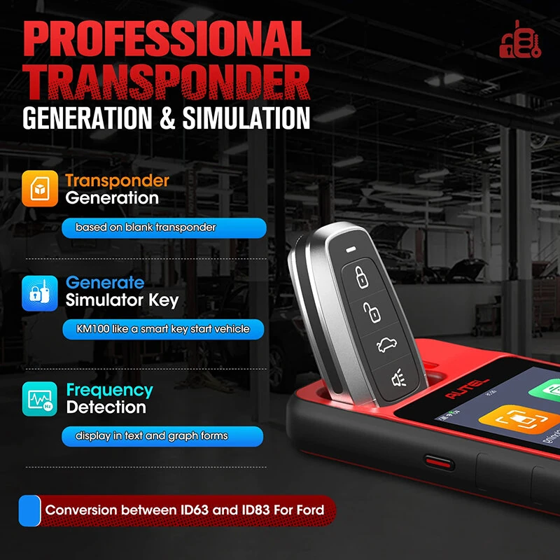 Autel MaxiIM KM100 KM100X Universal Key Generator Kit Lifetime Free Updates 37+ Models AutoVIN All Keys Lost PK IM508S