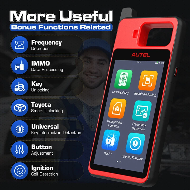 Autel MaxiIM KM100 KM100X Universal Key Generator Kit Lifetime Free Updates 37+ Models AutoVIN All Keys Lost PK IM508S