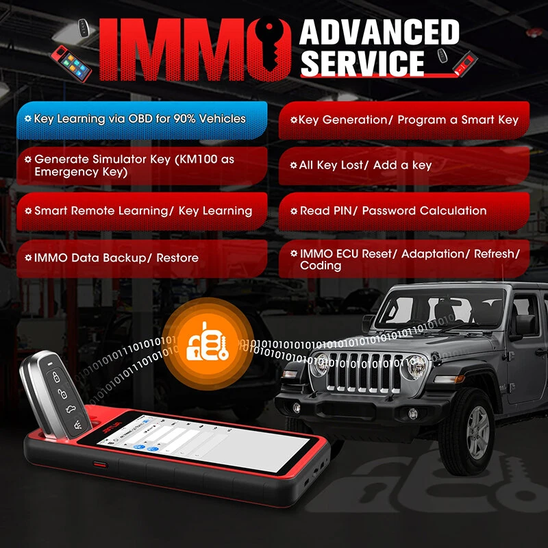 Autel MaxiIM KM100 KM100X Universal Key Generator Kit Lifetime Free Updates 37+ Models AutoVIN All Keys Lost PK IM508S