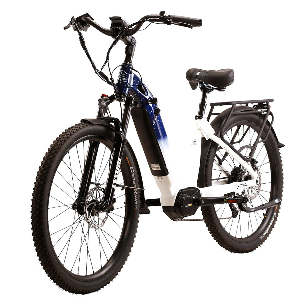 [EU DIRECT] CYSUM Nova Electric Bike 48V 14AH LG Battery 500W Mid-drive Motor 27.5inch Tires 80-120KM Max Mileage 150KG Max Load Electric Bicycle