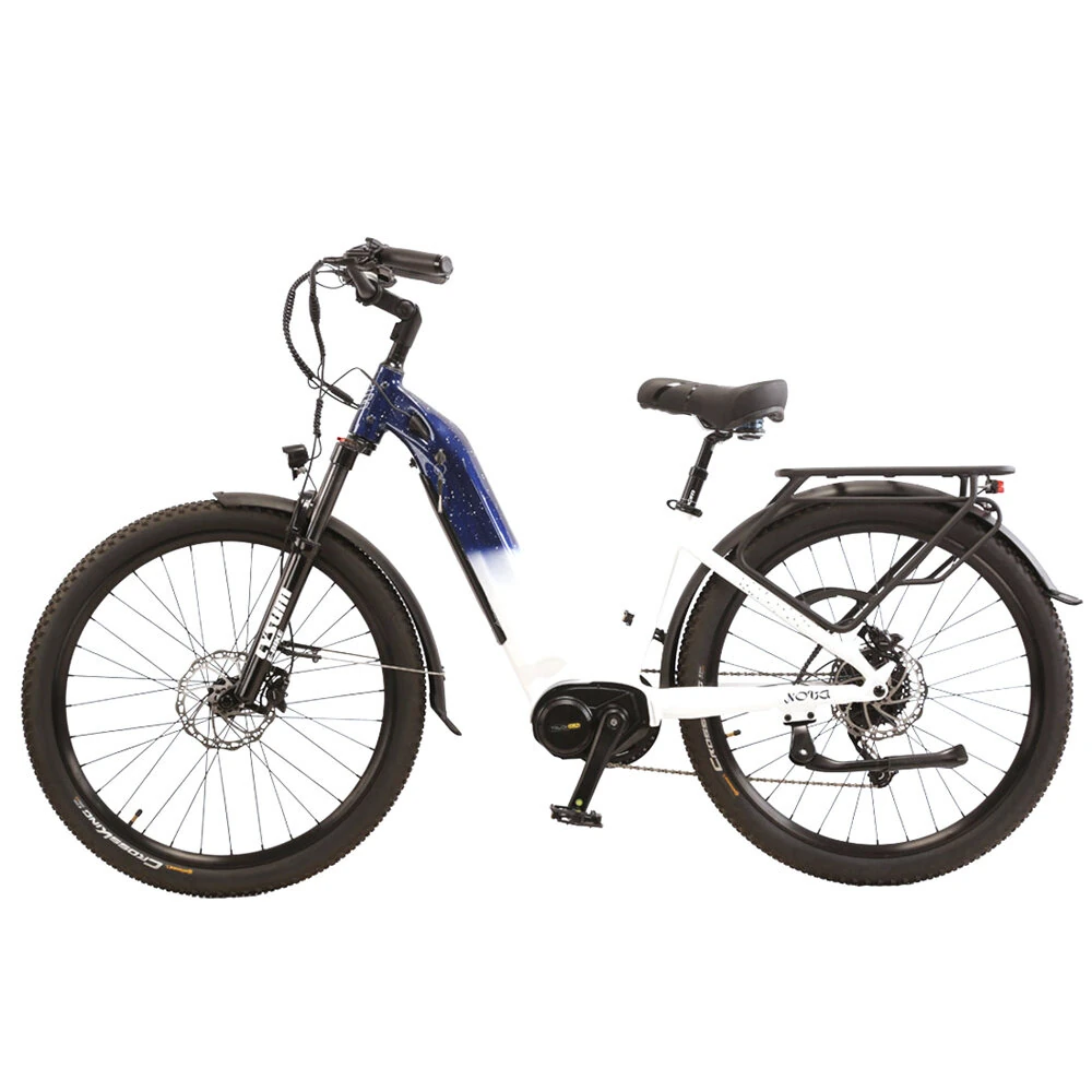 [EU DIRECT] CYSUM Nova Electric Bike 48V 14AH LG Battery 500W Mid-drive Motor 27.5inch Tires 80-120KM Max Mileage 150KG Max Load Electric Bicycle