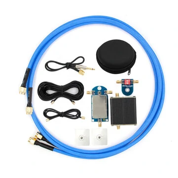 HFDY 50K-500MHz Wideband Active Small Magnetic Loop Antenna LZ1AQ Amplifier HF AM FM VHF UHF SDR Receiver Radio Tescun Malahitea