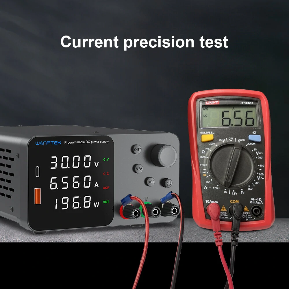WANPTEK Lab Bench Power Supply 150W 300W 360W Laboratory Switching Power Supply Unit 30V 60V 120V 3A 5A 10A Adjustable Digital Source Voltage Stabilizer