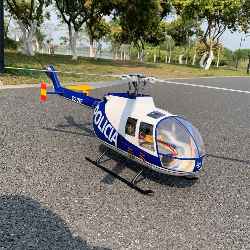 FLY WING BO-105 470 Class 2.4G 6CH GPS Stabilized Scale RC Helicopter RTF With H1 Flight Controller