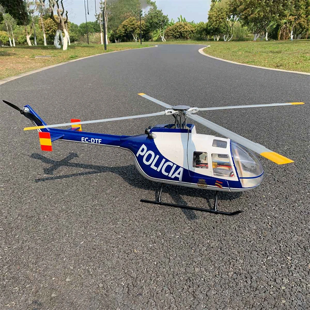 FLY WING BO-105 470 Class 2.4G 6CH GPS Stabilized Scale RC Helicopter RTF With H1 Flight Controller