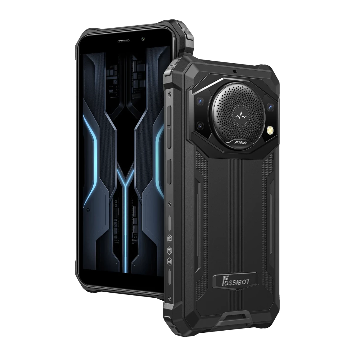 FOSSiBOT F101P Loud Speaker 7GB RAM 64GB ROM 10600mAh 24MP Triple Camera 5.45 inch 18W Fast Charging IP68 IP69K Waterproof Helio P22 Octa Core 4G Rugged Smartphone