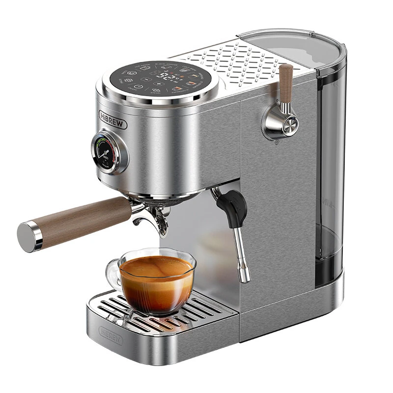 [EU Direct] HiBREW H13 Dual-Boiler Espresso Machine 20Bar Semi-Automatic Coffee Machine with Touchscreen Control Hot & Cold Brew Award-Winning Design