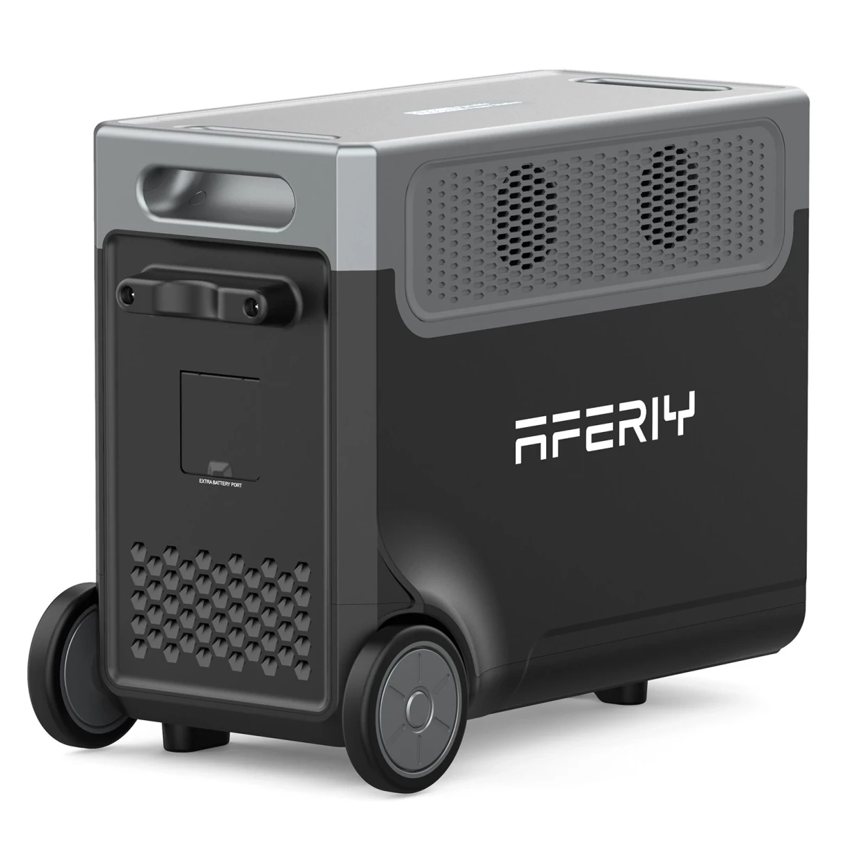 [EU Direct] Aferiy P310-EC-H 3600W 3840Wh Portable Power Station Support APP + 2* 3840Wh P310-EC-S Extension Battery, Expandable To 11520Wh Solar Generator In Series, UPS Pure Sine Wave Fully Recharge in 1.5 Hours Support APP with Rolling Wheels EU Plug