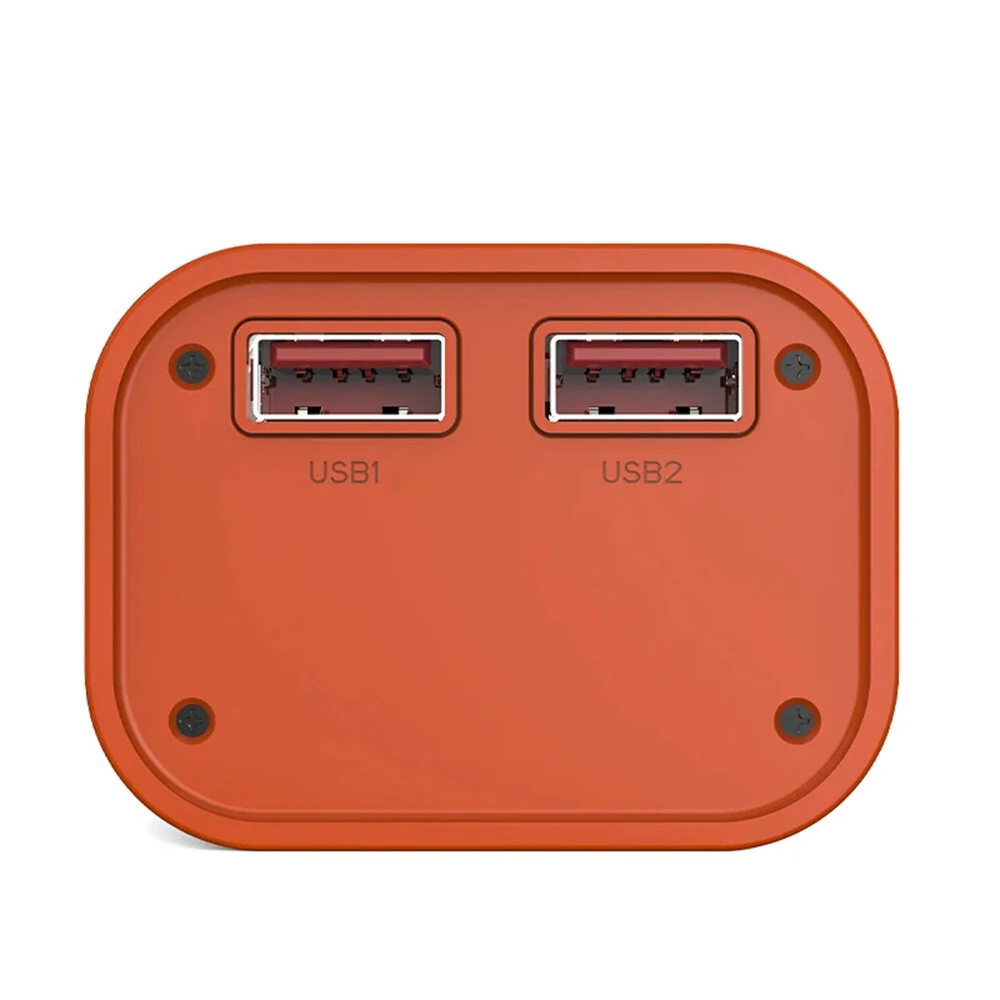 21700 Battery Storage Box 4 Slots DIY Power Bank Box for 21700 Charger Dual USB Output Type-C Input Battery Holder Case