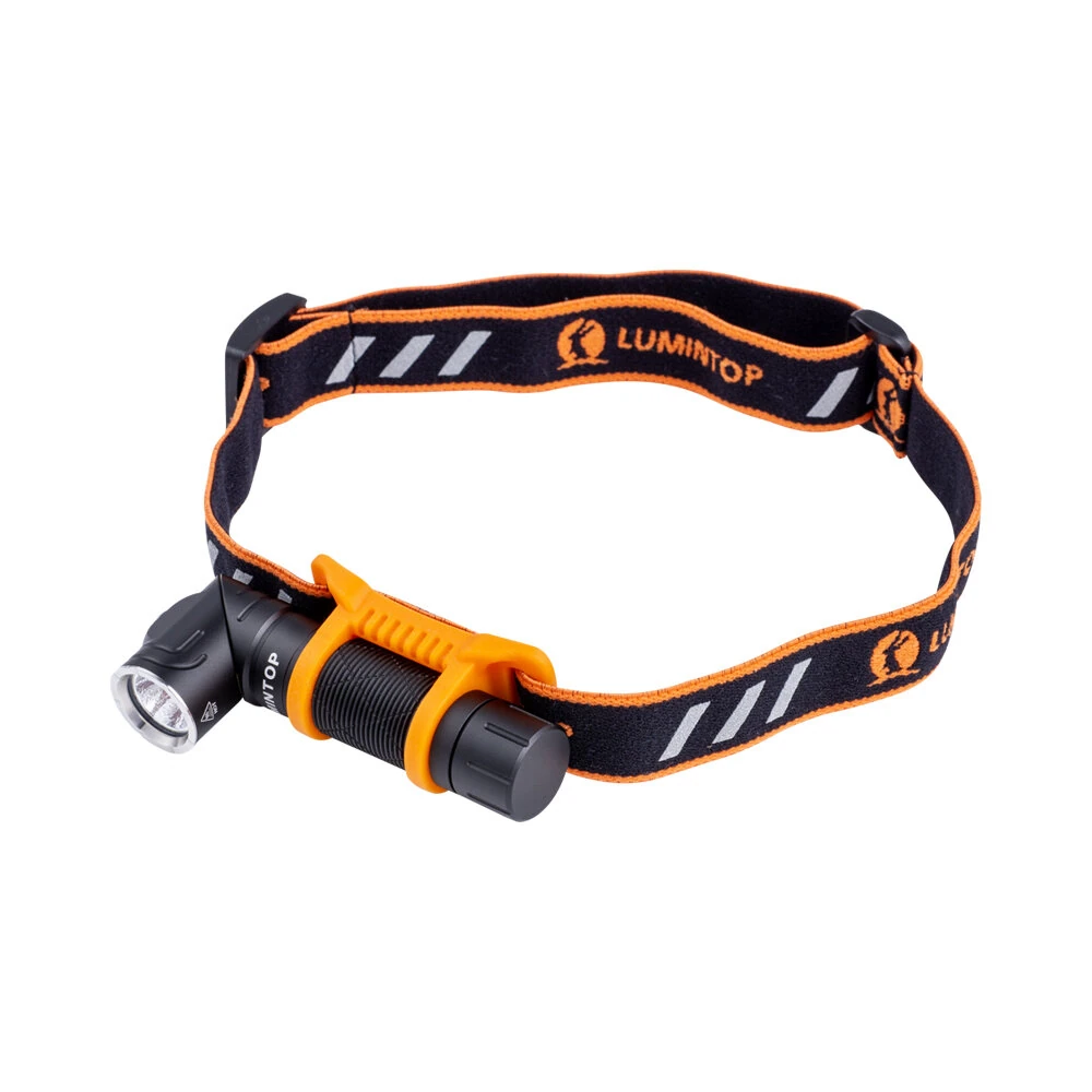 Lumintop L1 Rotating Flashlight 900 Lumen 126 Meters L Flashlight 90 Degree Change 14500 Flashlight with Magnetic Tail Camping Flashlight Torch