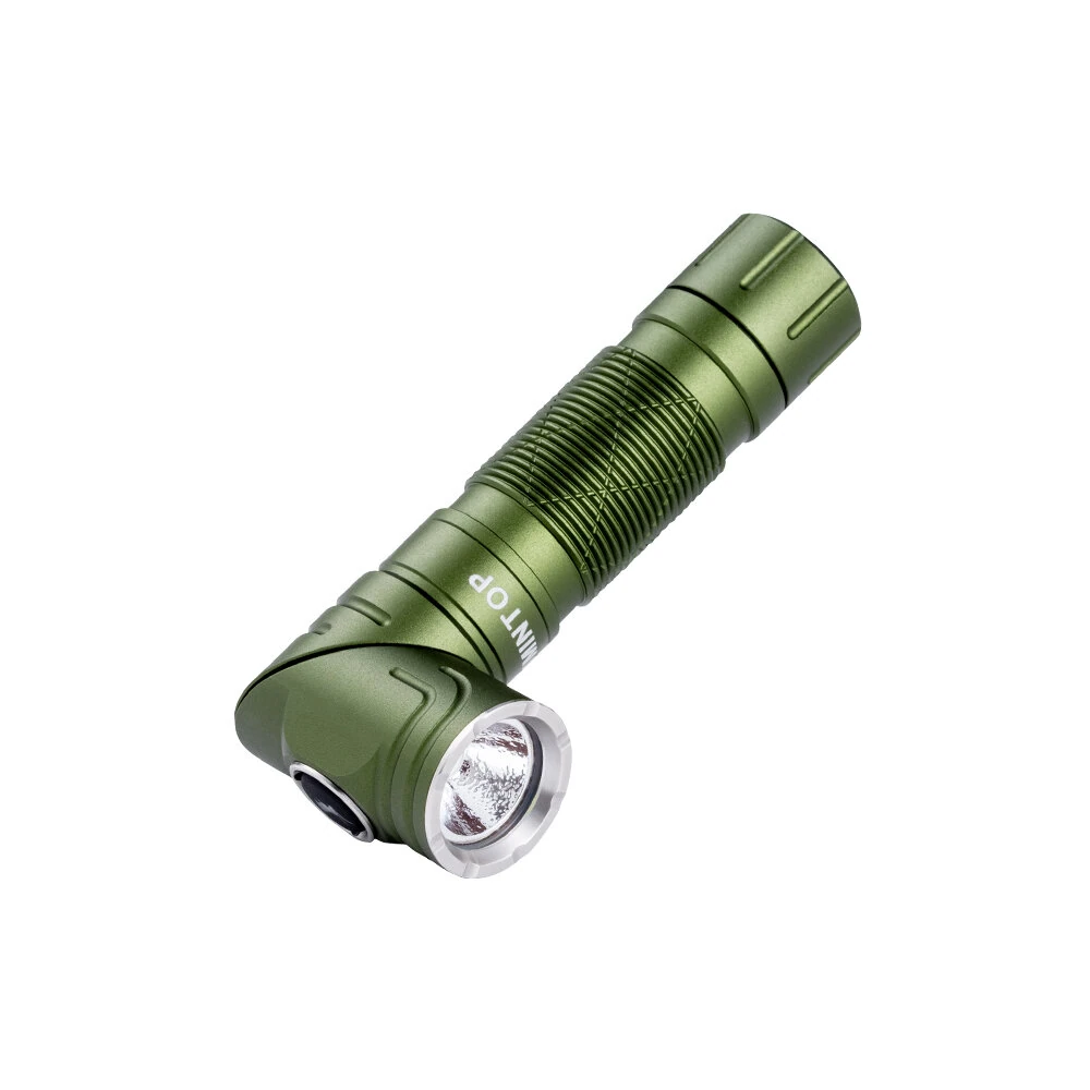 Lumintop L1 Rotating Flashlight 900 Lumen 126 Meters L Flashlight 90 Degree Change 14500 Flashlight with Magnetic Tail Camping Flashlight Torch