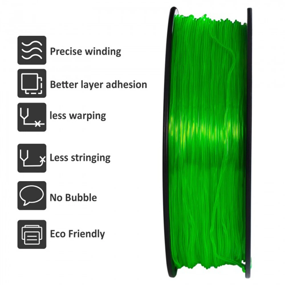 [EU/UK Direct]Geeetech TPU Multi Colors 3D Printer Filament 1.75mm 1kg High Flexibility No Clog No Bubble High Quality Wide Compatibility