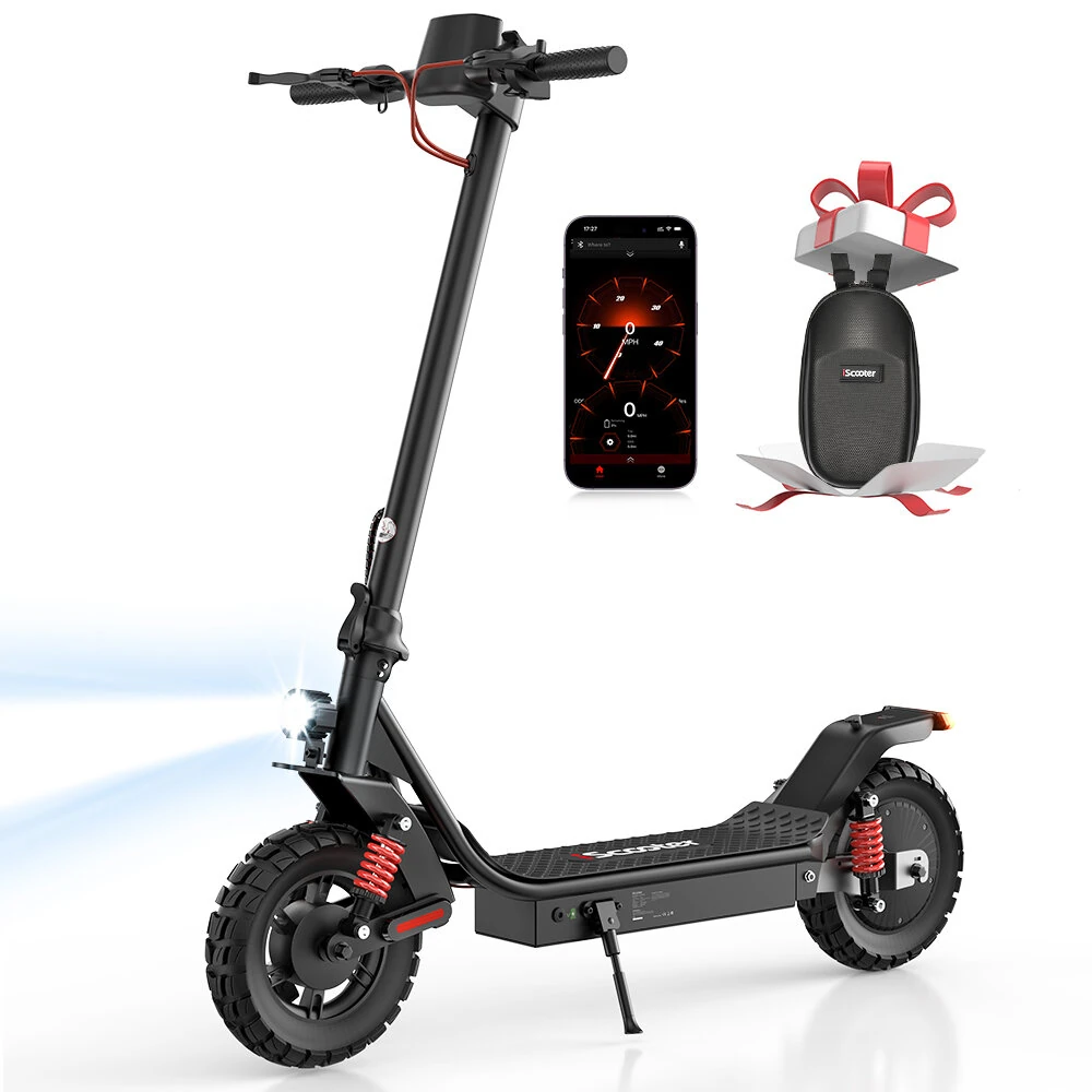 [EU DIRECT] iScooter i10Pro Electric Scooter 15Ah 48V 800W Motor 10in Folding Moped Electric Scooter 50-60KM Mileage Electric Scooter Max Load 120Kg
