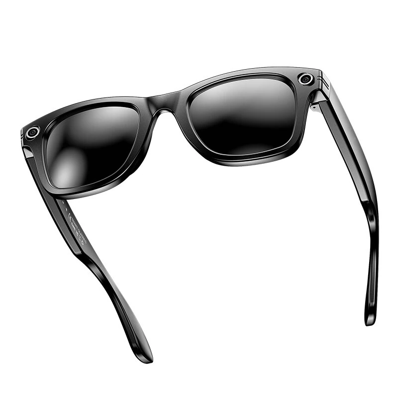 W610 AI Smart Glasses with HD Camera 8MP 32MP Interpolated WiFi bluetooth Call 3D Stereo Surround Sound Dual Noise Cancelling 35g IP65 Waterproof Smart Audio Glasses