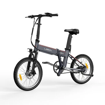 [EU Direct] PVY LIBON Electric Bike 36V 10.4AH+10AH Dual Batteries 500W Motor 20*2.5inches Tires Torque Sensor Carbon Belt Drive 260KM Max Mileage 150KG Max Load Folding Electric Bicycle