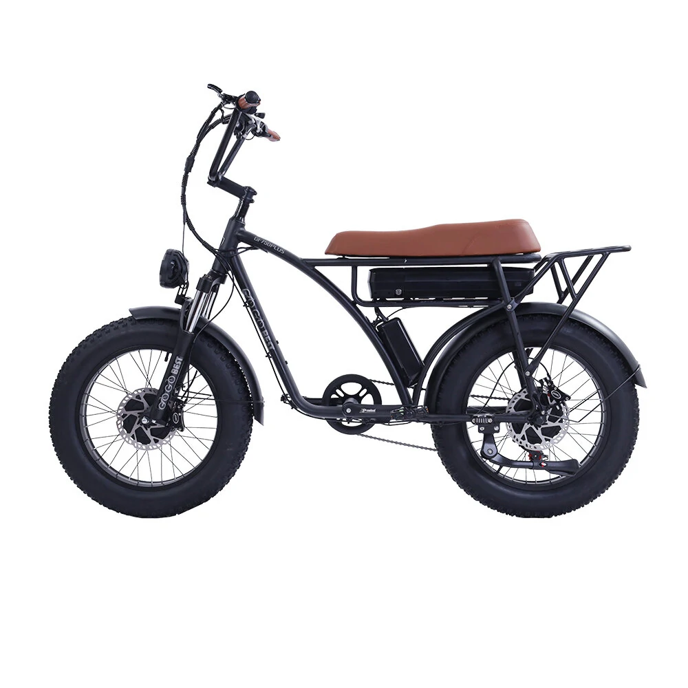 [EU DIRECT] GOGOBEST GF750 PLUS 48V 17.5AH 2000W Electric Bicycle 20*4.0 Inch 80km Mileage Range Max Load 200KG