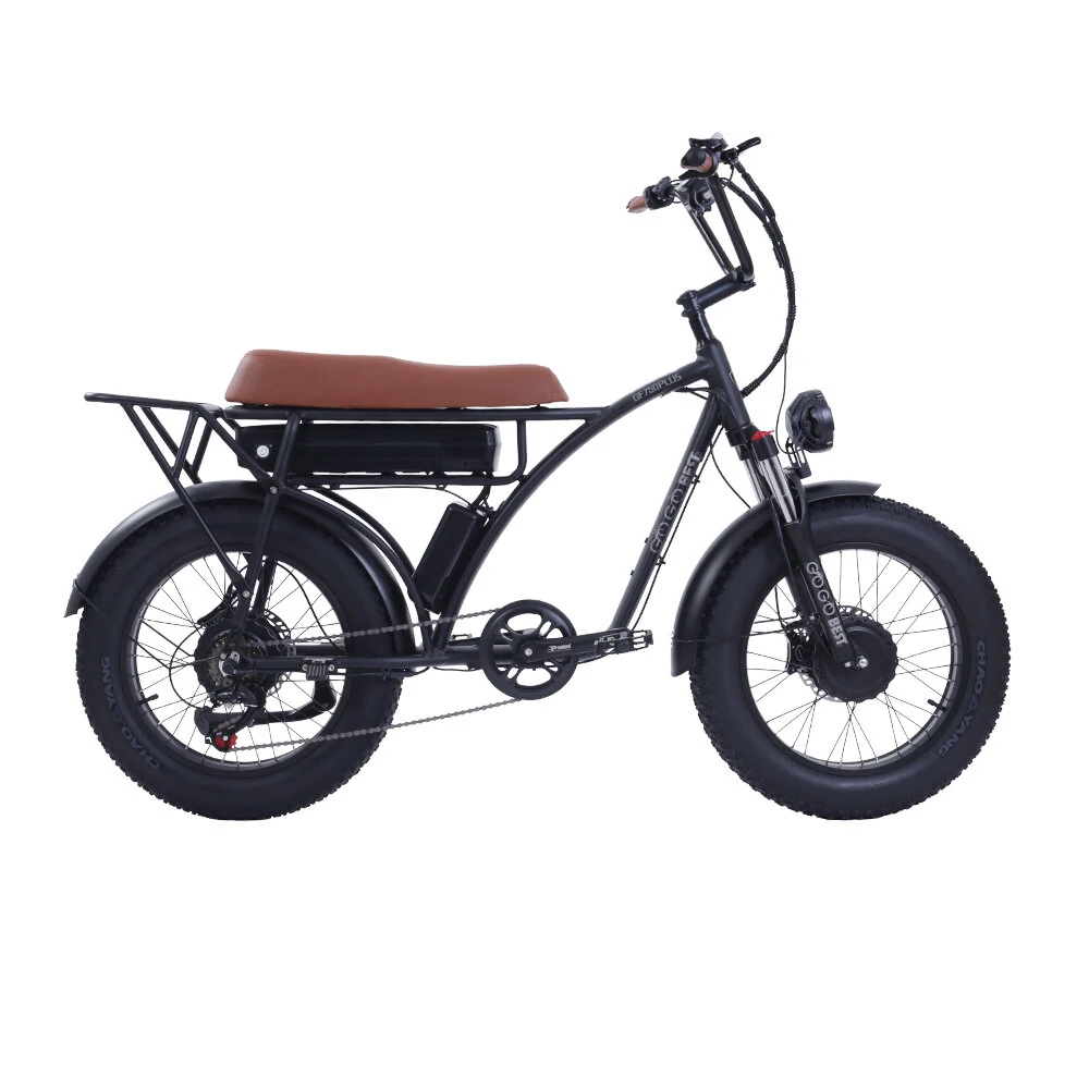 [EU DIRECT] GOGOBEST GF750 PLUS 48V 17.5AH 2000W Electric Bicycle 20*4.0 Inch 80km Mileage Range Max Load 200KG