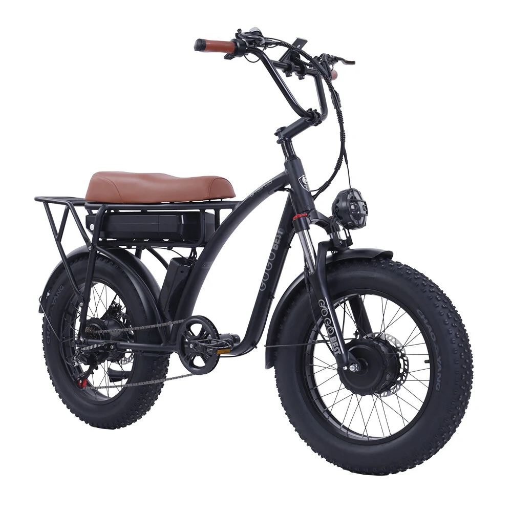 [EU DIRECT] GOGOBEST GF750 PLUS 48V 17.5AH 2000W Electric Bicycle 20*4.0 Inch 80km Mileage Range Max Load 200KG