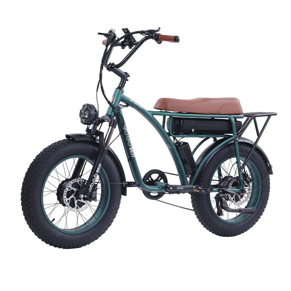[EU DIRECT] GOGOBEST GF750 PLUS 48V 17.5AH 2000W Electric Bicycle 20*4.0 Inch 80km Mileage Range Max Load 200KG