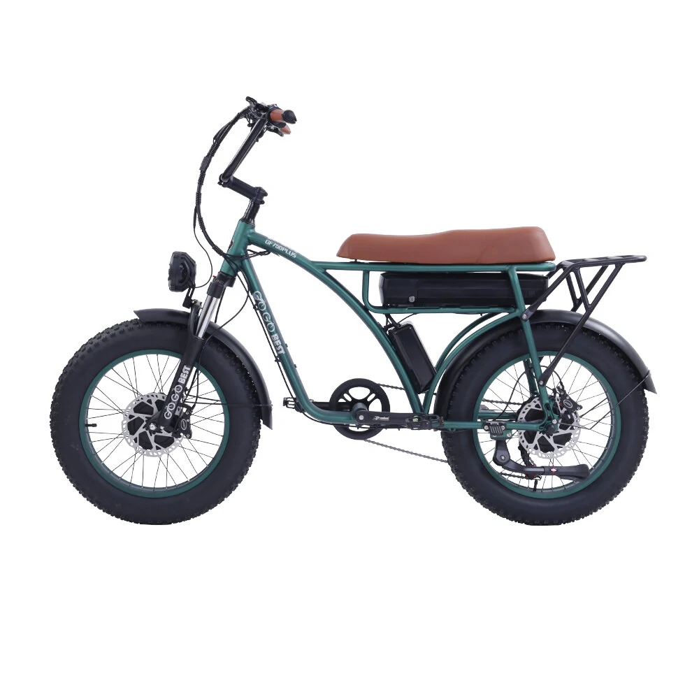[EU DIRECT] GOGOBEST GF750 PLUS 48V 17.5AH 2000W Electric Bicycle 20*4.0 Inch 80km Mileage Range Max Load 200KG