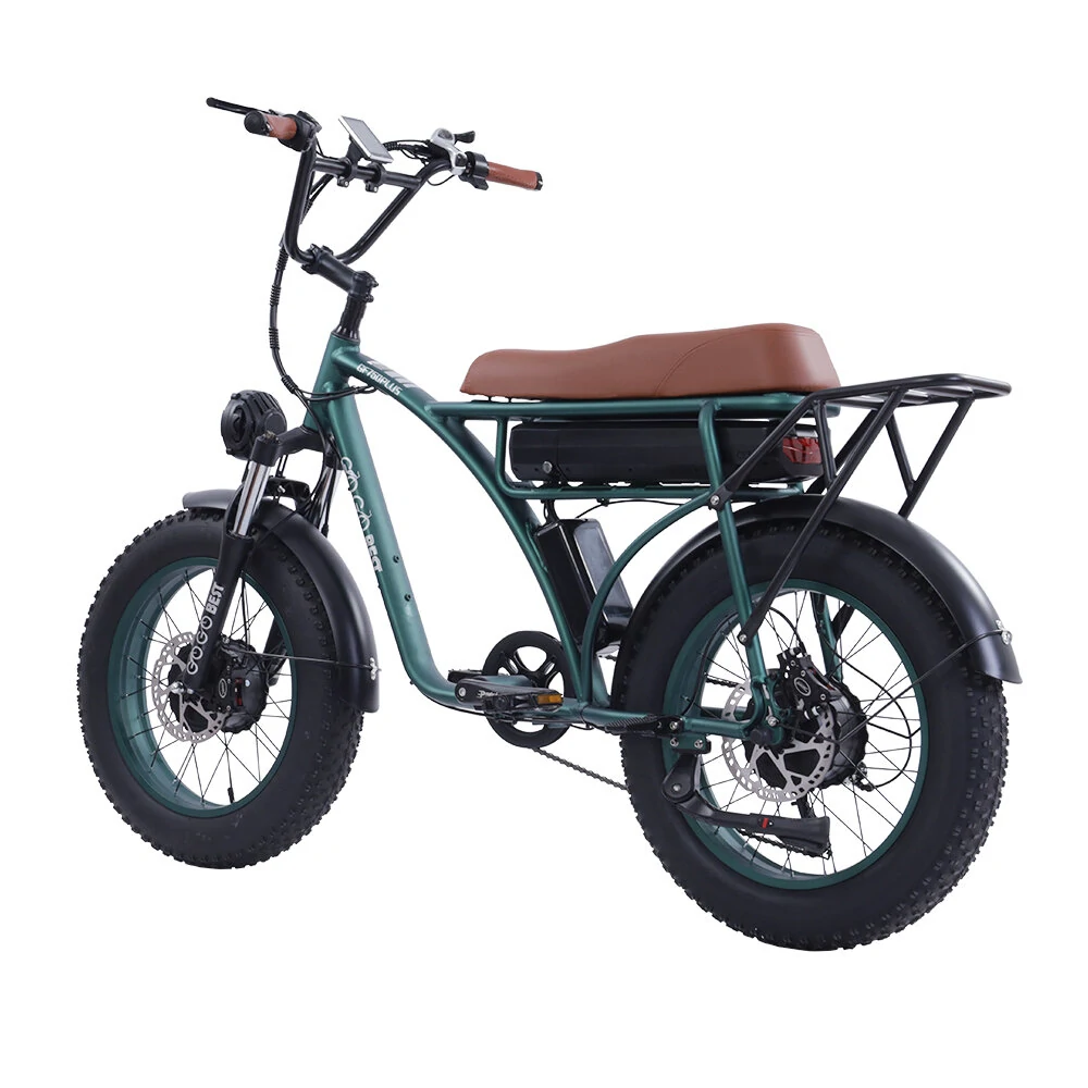 [EU DIRECT] GOGOBEST GF750 PLUS 48V 17.5AH 2000W Electric Bicycle 20*4.0 Inch 80km Mileage Range Max Load 200KG