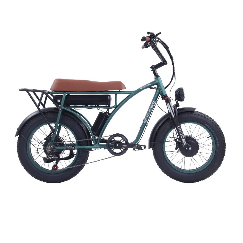 [EU DIRECT] GOGOBEST GF750 PLUS 48V 17.5AH 2000W Electric Bicycle 20*4.0 Inch 80km Mileage Range Max Load 200KG