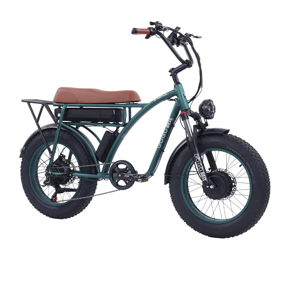 [EU DIRECT] GOGOBEST GF750 PLUS 48V 17.5AH 2000W Electric Bicycle 20*4.0 Inch 80km Mileage Range Max Load 200KG