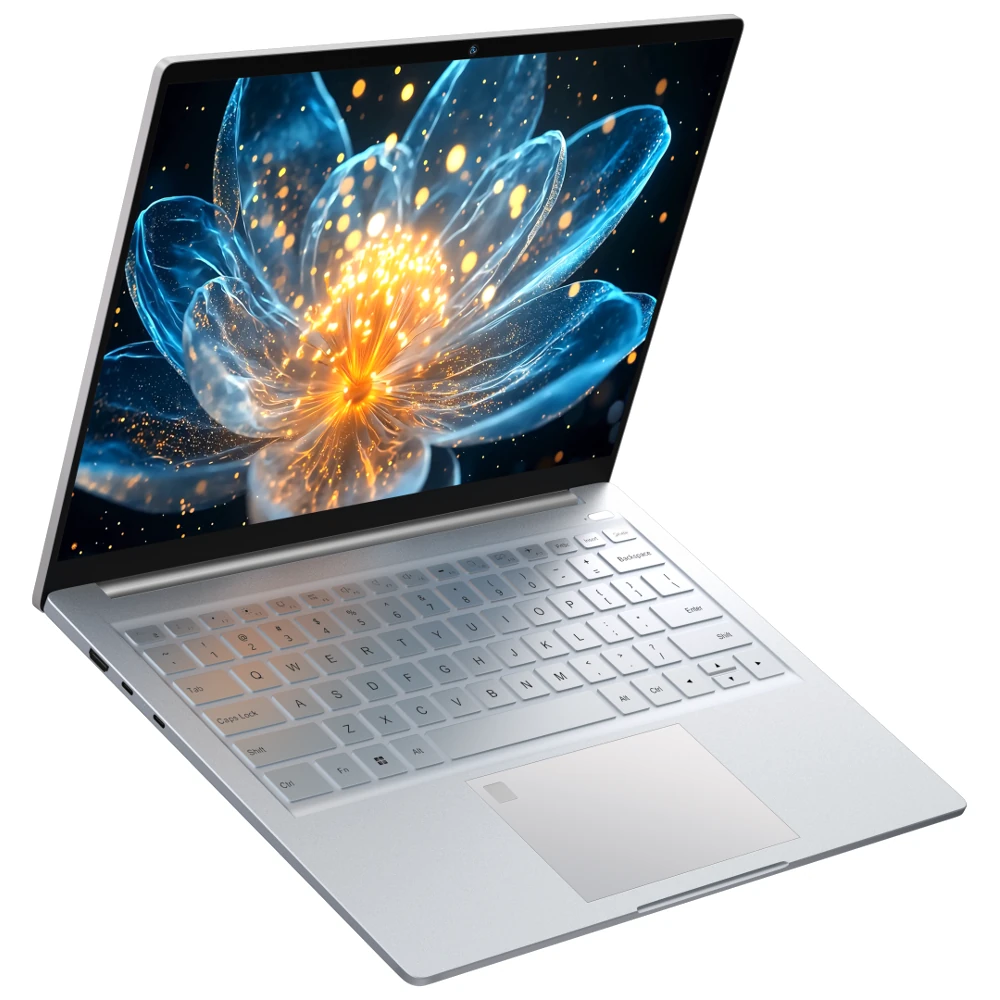 Ninkear S14 Laptop 14 Inch 2.2K Screen AMD Ryzen 5 7535HS 16GB DDR5 1TB SSD 1kg Weight 60Wh Battery WIFI 6 Fingerprint Unlocking Backlit Keyboard Narrow Bezel Notebook