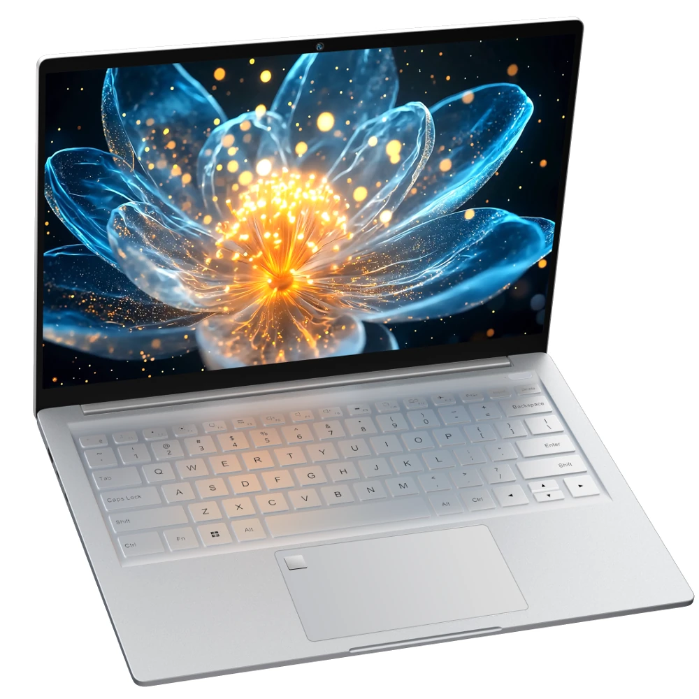 Ninkear S14 Laptop 14 Inch 2.2K Screen AMD Ryzen 5 7535HS 16GB DDR5 1TB SSD 1kg Weight 60Wh Battery WIFI 6 Fingerprint Unlocking Backlit Keyboard Narrow Bezel Notebook